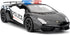 BDTCTK 1/36 Scale Lamborghini Gallardo Police Car Model, Zinc Alloy Die-Cast Pull Back Vehicles for Kids Gift