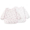 Susurration Feeding Bibs Long Sleeve 2 Pack (Pink Flower)
