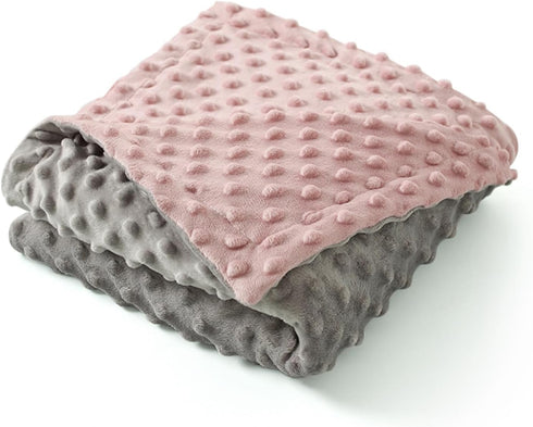 30x40inch kmilro Baby Blanket for Unisex Boys Girls Super Soft Double Layer Dotted Backing Nursery Minky Blankets