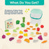 B. toys Foodie Fun Pretend Play Food & Board Book Set - 32 Pieces of Educational Play Food for Toddlers