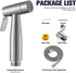 WIMPBLADB 2 HandheldSprayer Function Cloth Diaper Sprayer Brushed Stainless SteelSprayer for Toilet, with Stainless