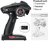 2.4GHz 6CH 1/8 1/10 TRX4 SCX10 Parts(T6FG) INJORA RC Transmitter Controler and Receiver with Gyro Remote Inside
