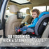TAIKOO Seat Back Protector + Large Capacity Pocket Storage Organizer,Preventing the Impact of Children Stepping on the
