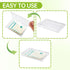 Pinsit 20PCS 7.48 5.11 0.67 Clear Flat Breast Milk Freezer Storage Organizer, Breast Milk Storage Bags Freezer