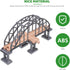 Toyvian Wooden Train Tracks Suspension Bridge Toy Children Train Railway Toy Wood Cross Railway Toys Train Scene Layout Props Toy Train Accessory for Kids Wooden Train Accessories