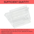 25pcs Clear Acrylic Game Card Holder Stand, Plastic Holders for Cards, Photos, Memos, Party Display