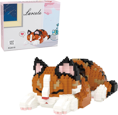 Larcele Micro Building Blocks Set, DIY Mini Building Toy Bricks for Age