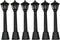 LQ Industrial Mini Lamppost, 6PCS Miniature Railway Train Lamp Post Lights for Doll House Landscape