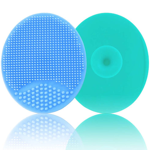 MR LION Baby Bath Brush, Baby Cradle Cap Brush, Silicone Massage Brush, Silicone Scrubbers