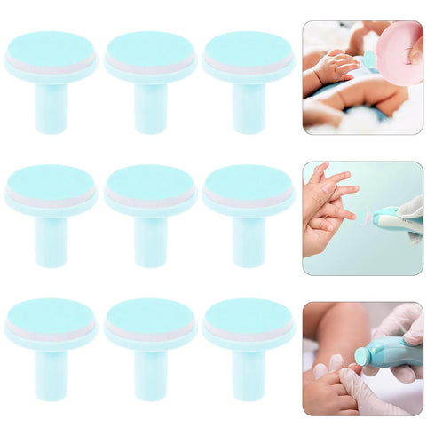 Sgqtqybk 24Pcs Trimmer Trimmer, Baby Nail File Replacement Heads, Plastic Baby Nail Replacement Pads, for Standard