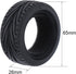 4PCS 1:10 RC Tires and Plastic Wheels Rims for 1/10 Scale On Road Touring Racing Drift Car, Traxxas HSP HPI Tamiya