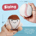 Plush Baseball Stuffed Animal Toy for Babies - Safe and Cuddly