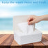MIKIMIQI 2 Pack Wet Wipes Storage Box, Wipes Dispenser Holder Tissue Storage Boxes Case with Lid Diaper Wipes Dispenser