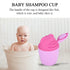 ZASCHMOY 6 Cute Baby Shampoo Cup with Fishshaped Handle. Eyeprotecting Shampoo Cup Made of Rubber, Suitable for Babies
