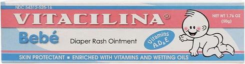 Vitacilina 1.76 oz., 6 Pack Bebe Diaper Rash Ointment