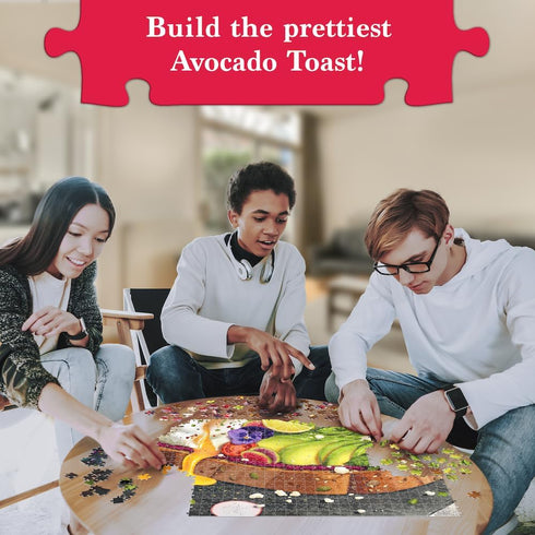 The Avocado Toast - 1000-Piece Puzzle for Adults and Families, Brain-Boosting Fun for Ages 15+