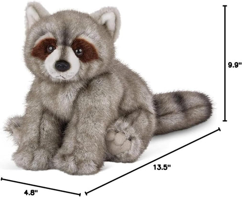Bearington Rocko Plush Stuffed Animal Raccoon, 13 inches