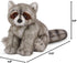 Bearington Rocko Plush Stuffed Animal Raccoon, 13 inches