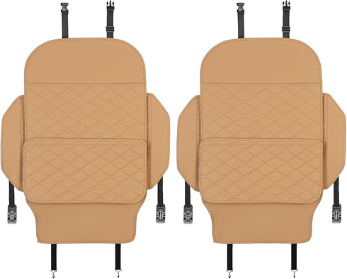 TAIKOO Seat Back Protector + Large Capacity Pocket Storage Organizer,Preventing the Impact of Children Stepping on the