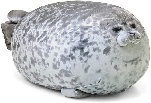 ETAOLINE Chubby Blob Seal Pillow - Cute Medium Seal Plush Toy for Kids