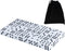 50 Pack 16MM White Dice - Six Sided Standard Opaque White Dice