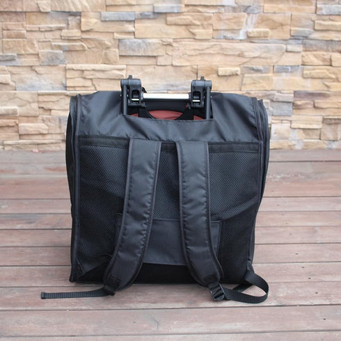 DRKLEAN Backpack Stroller Travel Bag, Organizer for Baby Stroller, Multifunctional Storage Carrier with Shoulder