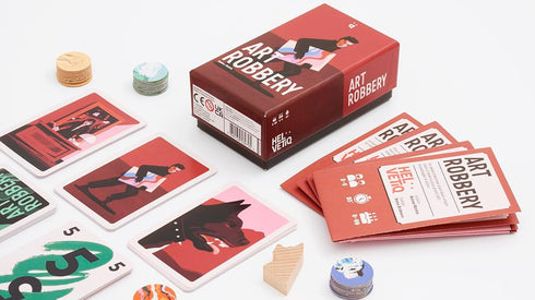 Art Robbery Card Game - Strategic Heists and Cunning Thieves Family Game for Kids and Adults