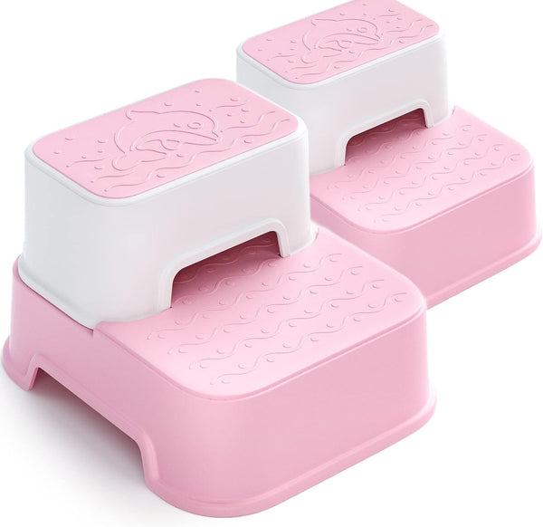 Toddler Step Stool for Bathroom,Kids Step Stool for Potty Training,Toilet Stool, Slip