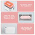 Nuiorfty Baby Wipe Warmer, Portable Wipe Warmer Dispenser with Adjustable Temperature & Night Light, Gentle Heating