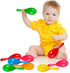 OuMuaMua 12pcs Mini Maracas for Kids, Plastic Maraca Shakers for Fiesta Party Favors, Music Party Supplies
