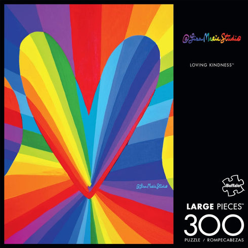 Buffalo Games - Lisa Marie Studios - Loving Kindness - 300 Piece Jigsaw Puzzle for Adults, Perfect for Game Nights