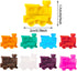 Gejoy 18-Pack Colorful Train Markers for Domino Games