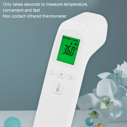 Forehead Digital Thermometer for Adults and Baby, Non-Infrared with Accurate Reading, High Temperature Alarm, Memory