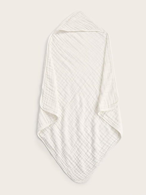 6 Pack 32x32 Inches, 6-Layer 100% Set (6 Muslin Hooded Baby Towels - Premium Cotton Extra Soft Absorbent Bath Towels