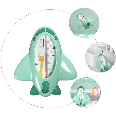 Floating Cartoon Bath Thermometer for Safe Tub Temperature Monitoring - Green