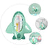 Bath Thermometer for Newborns and, Green Cartoon Floating Tub Thermometer with Accurate Water Temperature Monitor