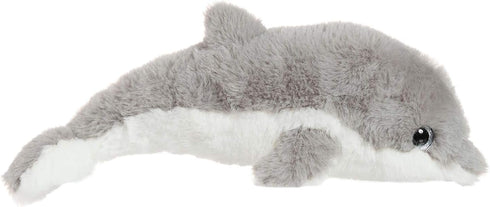 Apricot Lamb Ocean Stuffed Animals Toys, Plush Gray Dolphin Sea Animal Soft Cuddly (Gray Dolphin, 12 Inches)