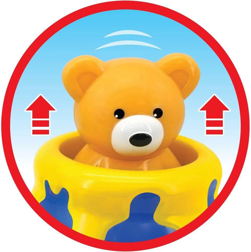 3 1-3 Kiddieland Musical Buddies Toddler Piano with Pop-Up Animals, Interactive Baby Keyboard, Lights & Sounds
