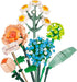 Flower Bouquet Building Blocks Set, Creative Artificial Eternal Flower Plant Models, Home