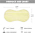 decor gift 4 Pack 22x11in Cotton Large Burp Cloths for Baby Breathable Light Yellow Stripe Baby Rags for Unisex