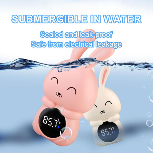 HEVOY Baby Bath Thermometer, Digital Tube Floating Thermometer, Temp Warning Water Temperature Thermometer, Cute