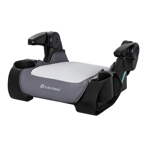 Baby Trend Protect Slim Backless Booster Seat, Madrid Grey Slim Lightweight Design,