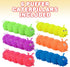 Set 6, 6 ArtCreativity Puffer Caterpillars, of Squeeze Toys for Children in Bright Colors, Kids Stress Relief Toys