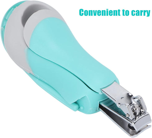 FILFEEL Lightweight Zoom Nail Clipper, Stainless Steel Fingernail & Toenail Clippers with Magnifying Glass for Baby