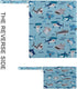 2 Pack Cactus Plant Wet Dry Bag for Cloth Diaper&Swimsuit,Travel&Beach - Water Resistant Wet Bags - Perfect for Wet