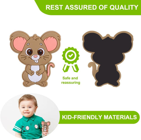 YUJUN 12PCS Fridge Magnets for Kids,Cute Vivid Farm Animals Refrigerator Magnets Toys for Fridge Baby Educational