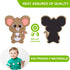 YUJUN 12PCS Fridge Magnets for Kids,Cute Vivid Farm Animals Refrigerator Magnets Toys for Fridge Baby Educational
