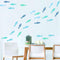Fish Wall Decals, Ocean & Kids Peel & Stick Removable Wall Stickers for Nursery Room Decor