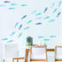 Fish Wall Decals, Ocean & Kids Peel & Stick Removable Wall Stickers for Nursery Room Decor