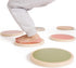 Fun Wooden Stepping Stones for Kids - Safe Non-Slip Obstacle Course and Sensory Toy Set of 6 for Ages 1-4